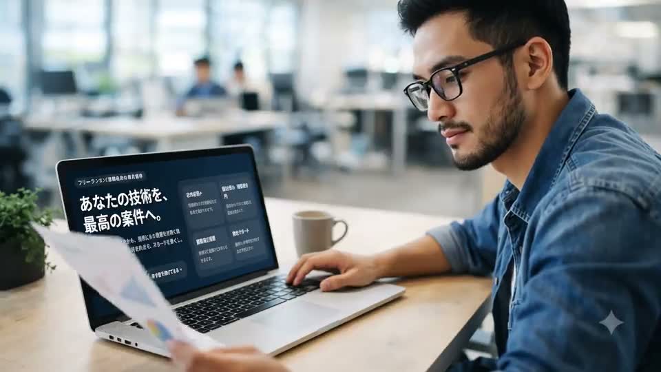 案件情報を確認しながら情報収集している様子